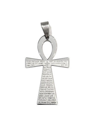 Colgante #202-2 cruz egipcia labrado_mediano