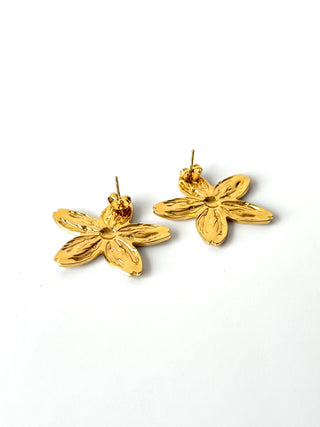 Aros de acero modelo #906 dorado