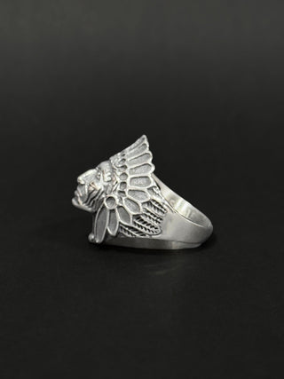 Anillo de hombre en acero vikingo #509