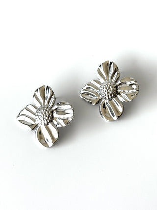 Aros de acero modelo #918 plateado