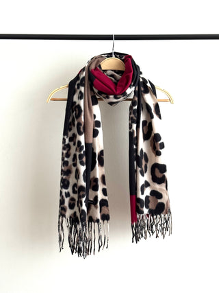 Bufanda Animal Print #Rojo