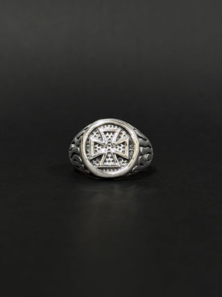 Anillo de hombre en acero vikingo #568