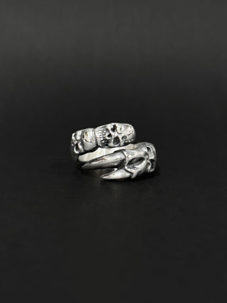 Anillo de hombre en acero vikingo #566