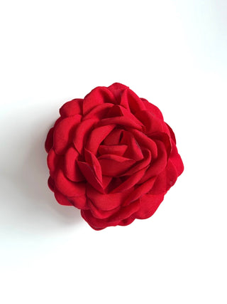 Pinche de flor de tela 9cm
