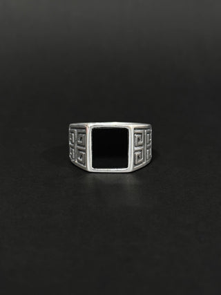 Anillo de hombre en acero vikingo #786