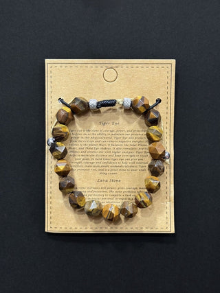 Pulsera de piedras naturales para hombre #5125