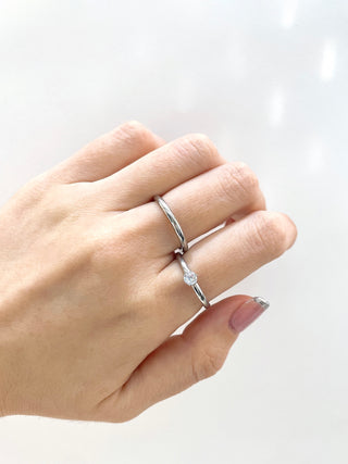 Anillo Doble Liso P #37