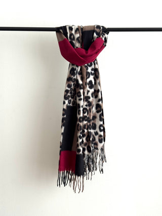 Bufanda Animal Print #Rojo