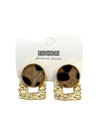 Aros de fantasía animal print #705