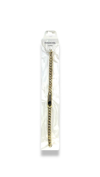 Pulsera de cadena de acero modelo A-5 #6_ 7mm