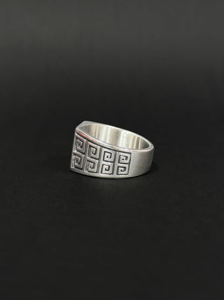Anillo de hombre en acero vikingo #786