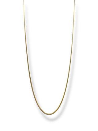 #E-4 Cadena de Serpiente Cinta_Dorado 3mm