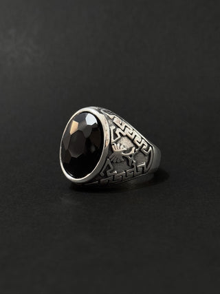 Anillo de hombre en acero vikingo #788