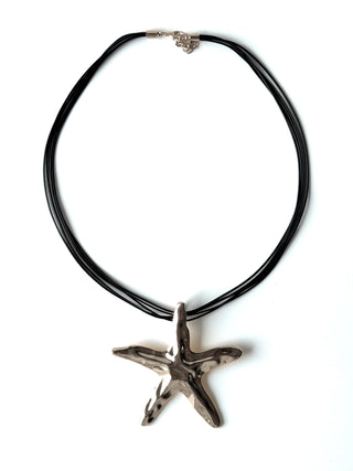 Collar de estrella #1 plateados