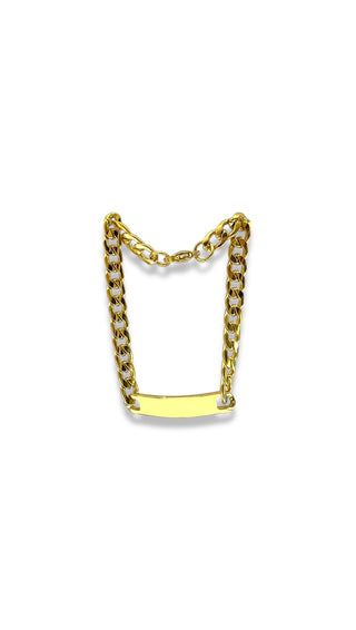 Pulsera de cadena de acero modelo A-5 #6_ 7mm