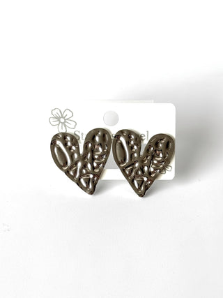 Aros de acero modelo #921 plateado