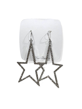 Aros de fantasía estrella #620 plateado