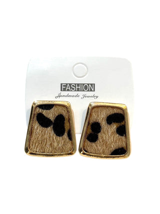 Aros de fantasía animal print #708